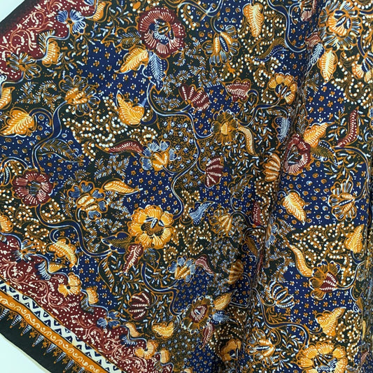 Batik manuscrit authentique Lasem - Motif Es Teh de qualité supérieure avec détails raffinés