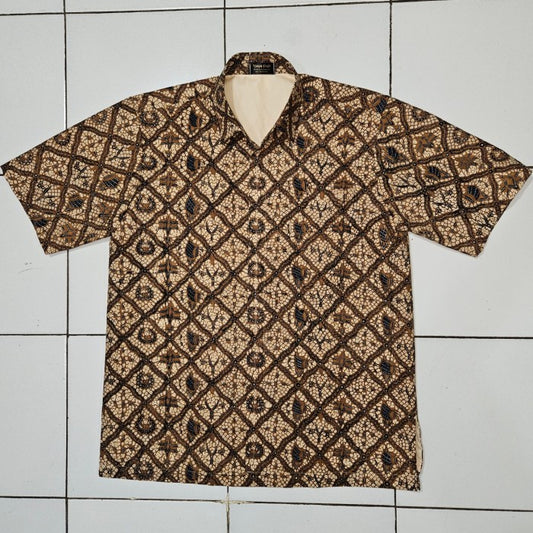 Baju Batik Tulis Lawasan Kisaran Tahun 1970 Baju Kuat Karena Sudah di Trikot dan di Puring