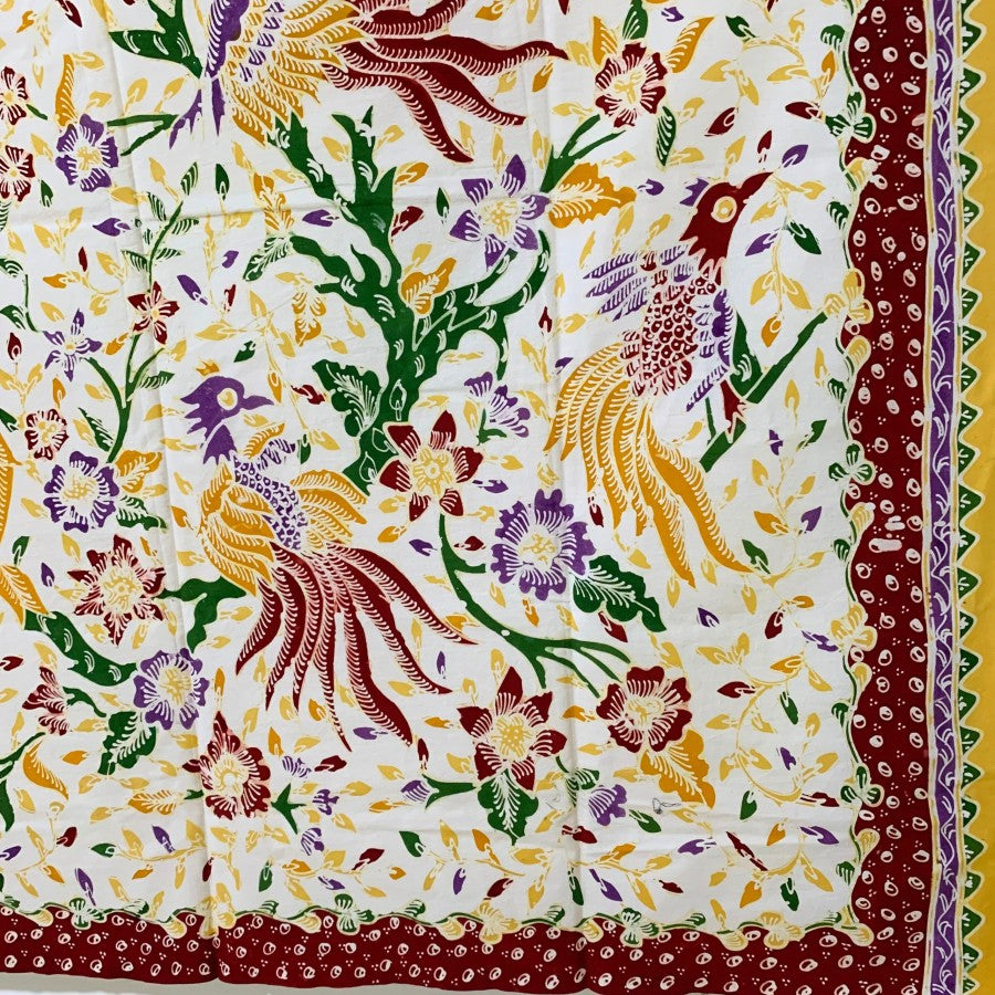 Authentique Batik manuscrit Lasem - Beau et spécial motif Pagi Sore