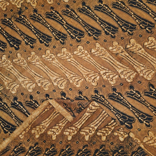 Batik Kuno Tulis Sogan Solo motif Klasik circa1970