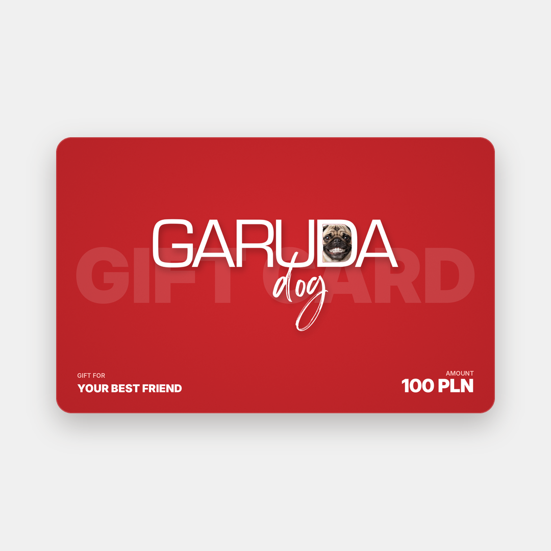 GARUDA dog Red e-Gift Card