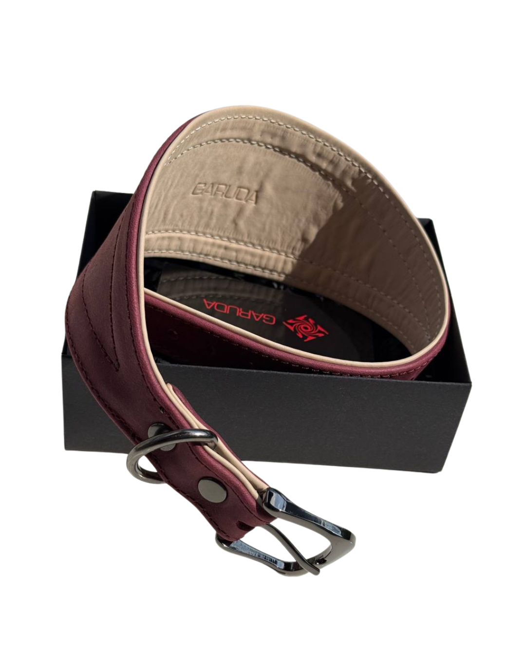 Carmine Edge Collar